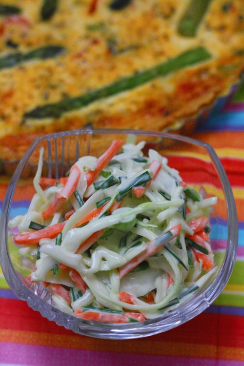 Homemade Coleslaw with Chives